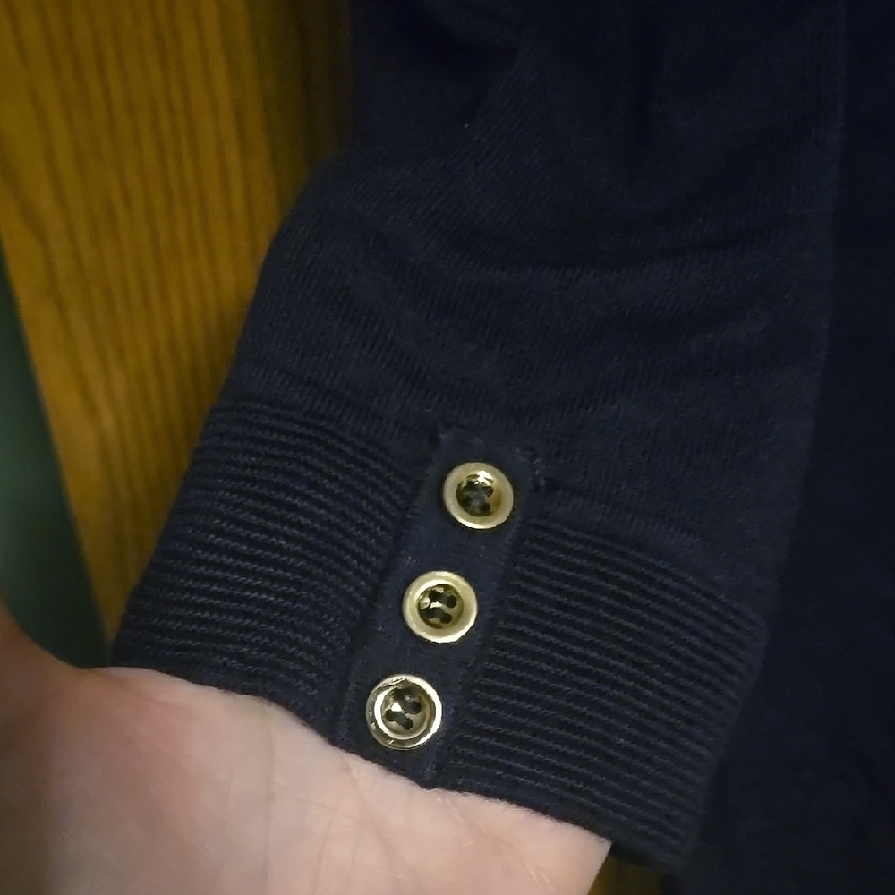 Charter Club Black Cardigan - Picture 3 of 3